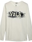 cheap Men&#039;s Tops-Men&#039;s Leopard Casual T-Shirt,Cotton Long Sleeve-Red / White