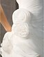 levne Svatební šaty-Svatební šaty Mořská panna Bez ramínek Bez rukávů Velmi dlouhá vlečka Organza Svatební šaty S Květiny Volány kaskádové 2024