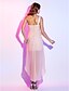 cheap Prom Dresses-Sheath / Column Chic &amp; Modern High Low Furcal Homecoming Cocktail Party Dress One Shoulder Sleeveless Asymmetrical Velvet Chiffon with Ruched Beading 2021