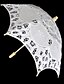 billige Bryllupsparaplyer-Stanghåndtag Polyester / Bomuld Bryllup / Maskerade Paraply Paraplyer 19.7 tommer (ca. 50cm)