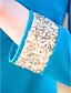 cheap Women&#039;s Dresses-Going out Sheath Above Knee Dress, Solid Sequins Peter Pan Collar Long Sleeves
