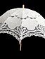 cheap Wedding Umbrellas-Post Handle Lace Wedding / Masquerade Umbrella Umbrellas 37.8&quot;(Approx.96cm)