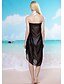 cheap Women&#039;s Lingerie-Women&#039;s Halter Cover-Ups , Solid Polyester Black