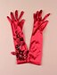 cheap Party Gloves-Elbow Length Fingertips Glove Satin Bridal Gloves Party/ Evening Gloves Spring Fall Winter