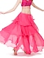 cheap Belly Dancewear-Belly Dance Skirt Ruffles Tier Women&#039;s Training Chiffon / Ballroom