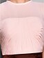 tanie Sukienki na specjalne okazje-Krój A Elegancja Pastelowe kolory Studniówka Kolacja oficjalna Bal wojskowy Sukienka Linia złudzenia Bez rękawów Sięgająca podłoża Żorżeta z Szafra / Wstążka Drapowania boczna 2021