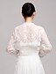 cheap Wraps &amp; Shawls-Long Sleeve Coats / Jackets Lace Wedding / Party Evening / Casual Wedding  Wraps With