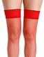 cheap Socks &amp; Tights-Women&#039;s Thin Sexy Stockings - Patchwork White Black Red