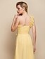 cheap Special Occasion Dresses-Sheath/Column One Shoulder Floor-length Chiffon Evening Dress 929972