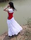 cheap Women&#039;s Skirts-Gypsy Bohemia Elegant Large Hem Cotton Spain Pleated Dance White Long Maxi Skirts for Women
