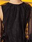 Χαμηλού Κόστους Βραδινά Φορέματα-Τρομπέτα / Γοργόνα Στυλ Διασήμων Εμπνευσμένο από Βίντατζ Επίσημο Βραδινό Στρατιωτικός Χορός Φόρεμα Με Κόσμημα Αμάνικο Ουρά Ζέρσεϊ με Λουλούδι 2022