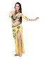 cheap Belly Dancewear-Belly Dance Outfits Women&#039;s Performance Polyester Crystals/Rhinestones Tassel(s) Sleeveless