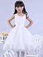 cheap Cufflinks-A-Line Ball Gown Princess Knee Length Flower Girl Dress - Satin Tulle Sleeveless Scoop Neck with Bow(s) by ELLIE&#039;S BRIDAL