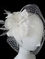 cheap Wedding Veils-One-tier Wedding Veil Blusher Veils / Birdcage Veils with Satin Flower Tulle A-line, Ball Gown, Princess, Sheath / Column, Trumpet / Mermaid