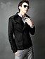 cheap Men&#039;s Outerwear-Casual Jacket, Solid Cotton
