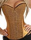 cheap Corsets &amp; Shapewear-Satin Corsets Black Yellow Red S M L