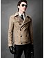 cheap Men&#039;s Outerwear-Casual Jacket, Solid Cotton
