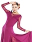 cheap Ballroom Dancewear-Ballroom Dance Dresses Women&#039;s Training Lace / Viscose Lace Natural / Modern Dance