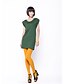 cheap Women&#039;s Dresses-Zoely Women&#039;s Sweet Round Neck Stripe Batwing Sleeve Short Sleeve Dress 101121L050