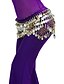 cheap Dance Accessories-Belly Dance Hip Scarf Coin Beading Sequin Women&#039;s Training Natural Polyester