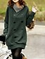 cheap Women&#039;s Tops-Women&#039;s Hoodie - Solid Colored Stand Beige One-Size