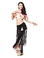 cheap Dance Accessories-Dancewear Women&#039;s Spandex Long Tassels Belly Dance Belt(More Colors)