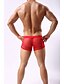 cheap Men&#039;s Briefs Underwear-Men&#039;s Nylon / Spandex Shorties &amp; Boyshorts Panties Solid Colored Red