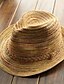 economico Cappelli di paglia-Per donna Cappello di paglia Paglia Casual - Tinta unita Estate Cammello / Capello e berretto