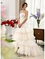 cheap Wedding Dresses-Wedding Dresses Sweep / Brush Train Sleeveless Strapless Satin With 2023 Summer Bridal Gowns