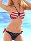 cheap Women&#039;s Swimwear &amp; Bikinis-IKINI Women&#039;s Sexy Stripes Moulding Bikini(Screen Color)