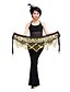 cheap Dance Accessories-Belly Dance Hip Scarf Coin Beading Sequin Women&#039;s Training Natural Polyester