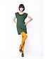 cheap Women&#039;s Dresses-Zoely Women&#039;s Sweet Round Neck Stripe Batwing Sleeve Short Sleeve Dress 101121L050