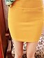 cheap Women&#039;s Skirts-Women&#039;s Work Simple Pencil Skirts - Solid Colored / Mini