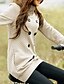 cheap Women&#039;s Tops-Women&#039;s Hoodie - Solid Colored Stand Beige One-Size