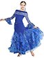 cheap Ballroom Dancewear-Ballroom Dance Dresses Women&#039;s Training Lace / Satin / Tulle Embroidery / Lace Long Sleeve Natural / Modern Dance / Performance