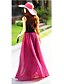 cheap Women&#039;s Skirts-Women&#039;s Holiday / Beach Sophisticated A Line Skirts - Solid Colored Ruffle / Tulle Fuchsia Pink Blue One-Size