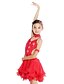 preiswerte Kleidung für lateinamerikanische Tänze-Latein-Tanz Kleider Leistung Elasthan / Chiffon Kristalle / Strass / Latintanz