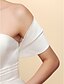 cheap Wraps &amp; Shawls-Short Sleeve Shrugs Satin Wedding / Party Evening Wedding  Wraps With