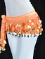 cheap Dance Accessories-Belly Dance Accessory Hip Scarf Wrap Chiffon Sequence with Coins More Colors