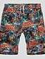 cheap Men&#039;s Pants-Sport Casual Shorts Pants - Print Green Blue Pink