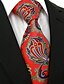 cheap Men&#039;s Accessories-Men&#039;s Silk Neck Tie,Casual Red