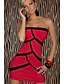 cheap Women&#039;s Dresses-YSM Women&#039;s Sexy Off The Shoulder Red Special Pattern Sheath Bodycon Dress