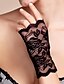 cheap Party Gloves-Lace / Polyester Wrist Length Glove Classical / Bridal Gloves With Solid Wedding / Party Glove