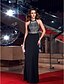 cheap Special Occasion Dresses-Sheath / Column Elegant Dress Prom Formal Evening Floor Length Sleeveless Jewel Neck Jersey with Crystals 2024