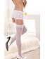 cheap Socks &amp; Tights-Women&#039;s Thin Erotic Stockings / Garters &amp; Suspenders - Solid Colored Thin White Black One-Size