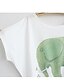 olcso Női pólók-Casual/hétköznapi Egyszerű Kerek-Női Póló,Nyomtatott Nyári Rövid ujjú Fehér Pamut Vékony