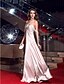 Χαμηλού Κόστους Βραδινά Φορέματα-Ίσια Γραμμή Κομψό Στυλ Διασήμων Ανοικτή Πλάτη Χοροεσπερίδα Επίσημο Βραδινό Φόρεμα Καρδιά Αμάνικο Μακρύ Ελαστικό Σατέν με Χιαστί 2020