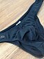 cheap Men&#039;s Briefs Underwear-Men&#039;s Sexy Briefs Underwear - Normal, Solid Colored 1 Piece Low Rise Black