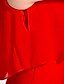 abordables Robes de demoiselle d&#039;honneur-Fourreau / Colonne Bijoux Longueur Sol Mousseline de soie Robe de Demoiselle d&#039;Honneur  avec par LAN TING BRIDE®