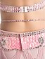 cheap Belly Dancewear-Belly Dance Skirt Beading Sequin Split Front Women&#039;s Performance Spandex